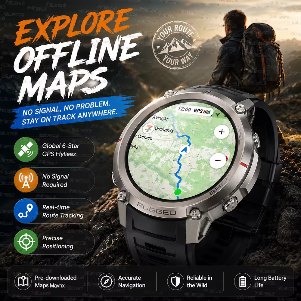TANK New Outdoor Tactics GPS T - Altimeter Compass Watch ulasan dan harga