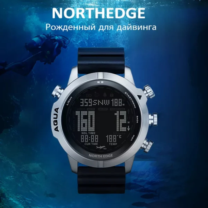 NORTH EDGE Men's Professional  - Altimeter Compass Watch ulasan dan harga