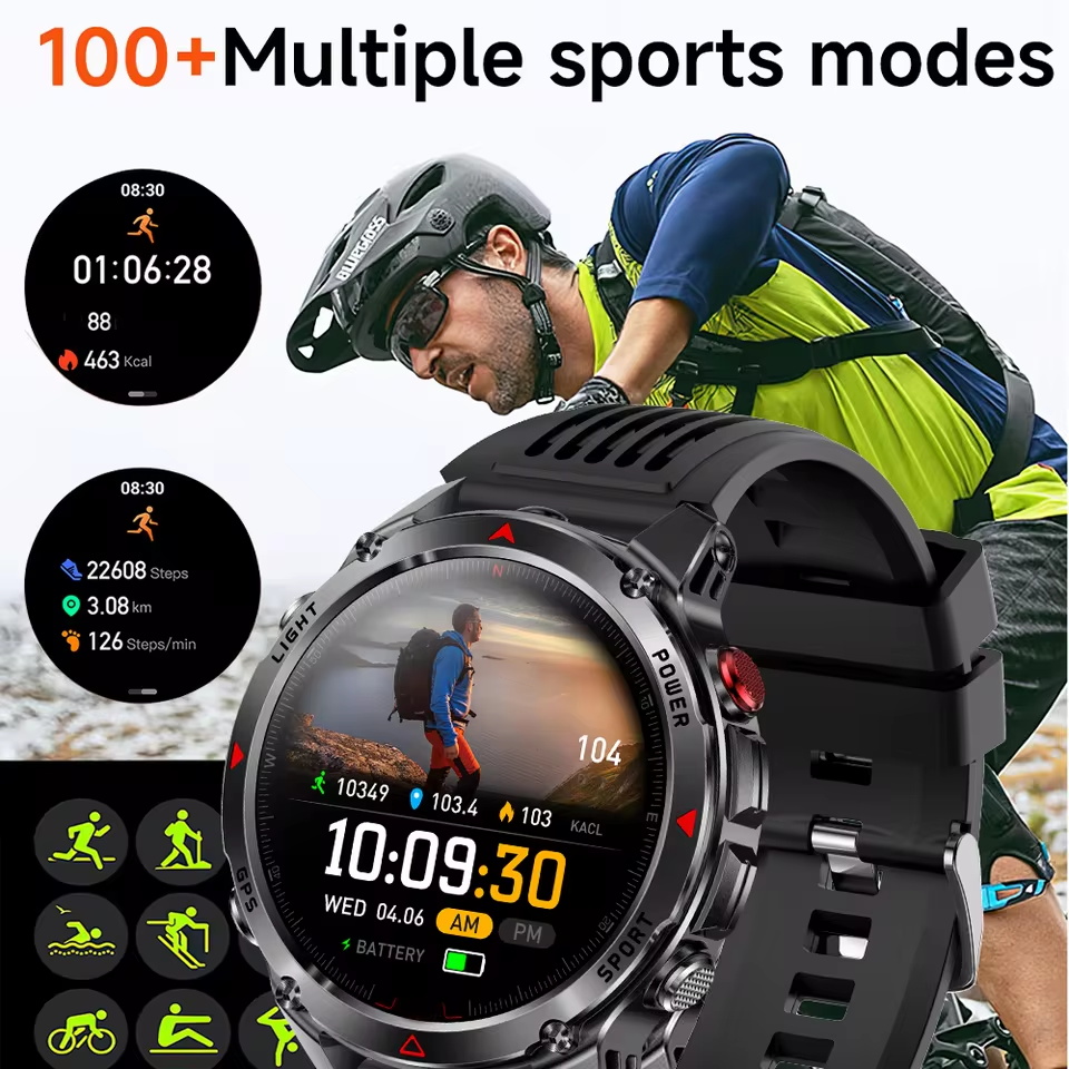 Military Outdoor GPS Positioni - Altimeter Compass Watch ulasan dan harga