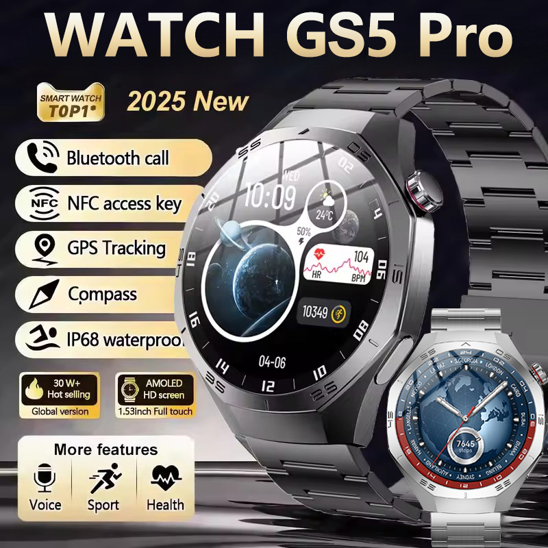 Original GS5 Pro GPS Sports IP - Smartwatch Watches For Women With Gps ulasan dan harga