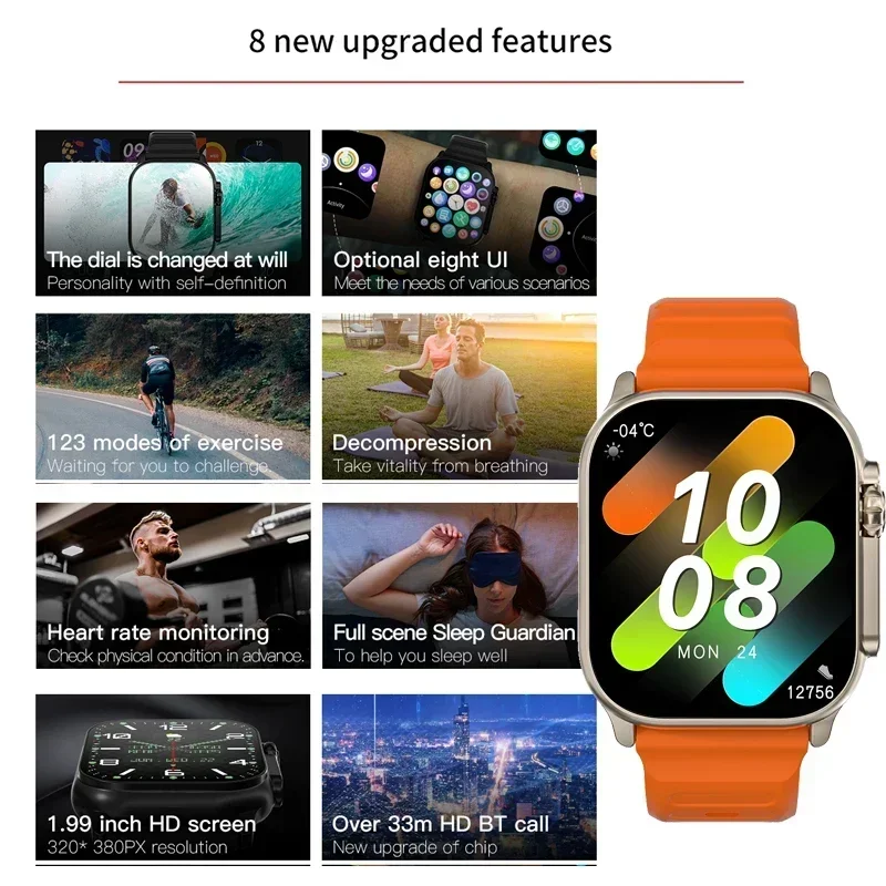 New Series 9 Watch PK HK8 PRO  - Smartwatch Watches Price ulasan dan harga