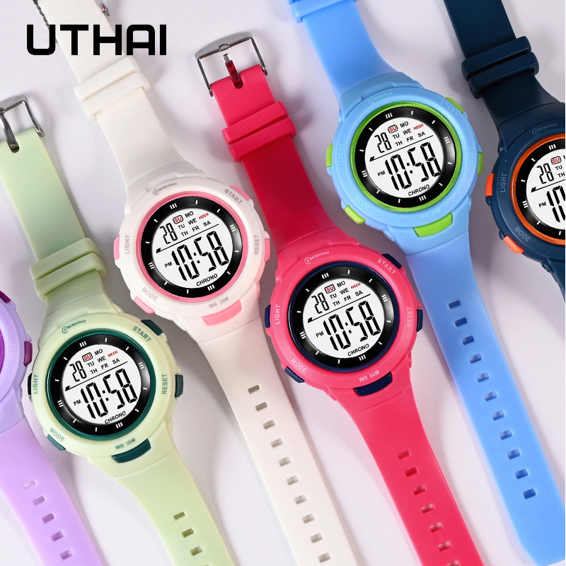 UTHAI CE49 Kids Watches Fashio - Smartwatch Digital Watches For Kid Girl ulasan dan harga