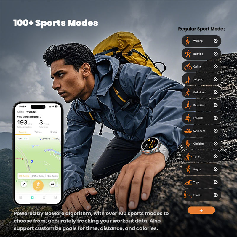 2026 New TANK X3 Pro 1000mAh B - Altimeter Compass Watch ulasan dan harga
