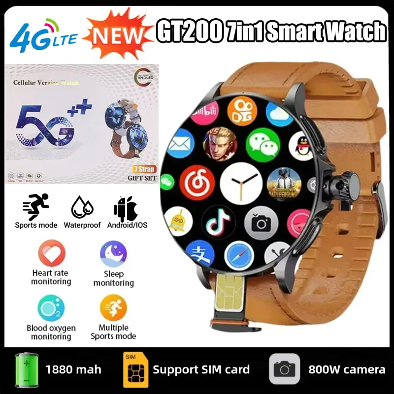 GT200 5G Smart Watch 1.95 Inch - Smartwatch Watches For Women With Gps ulasan dan harga